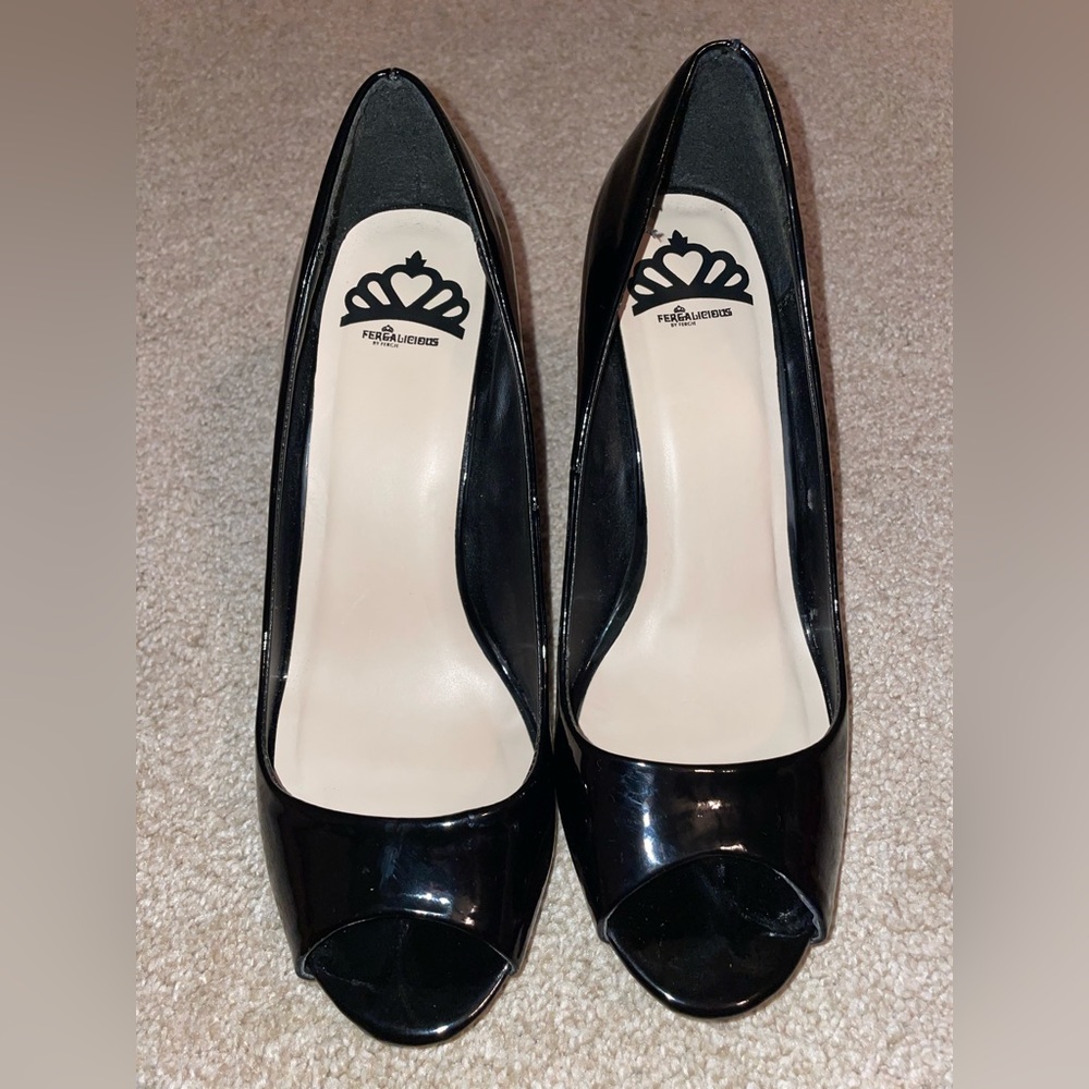 Black high heels